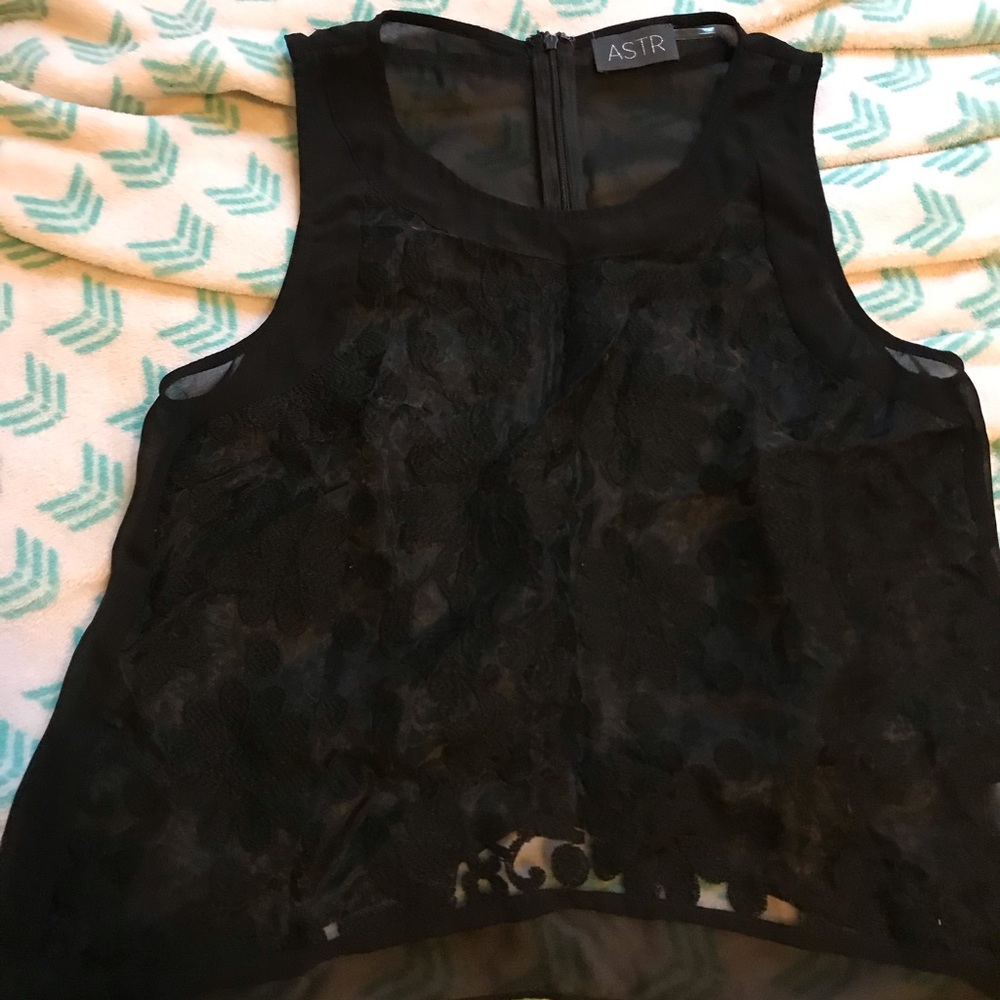 Black Net Tank